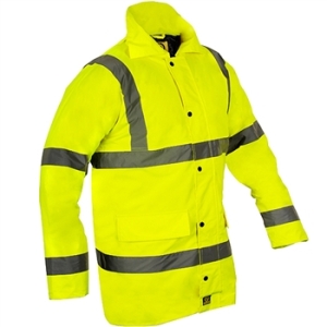 ANSI Class 3 Waterproof High Visibility Rain Jacket